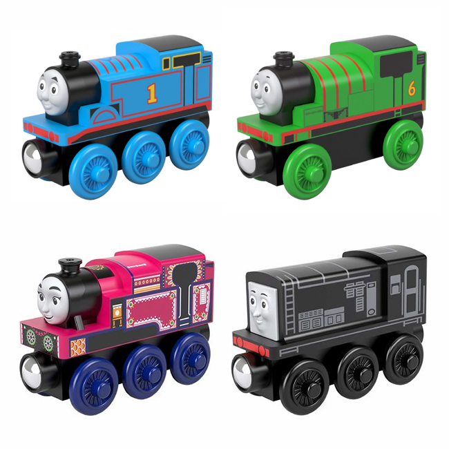 New fully painted (2019) Thomas & Friends™ Wood trains | Wooden Railways